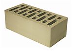 кирпич облицовочный полуторный, м-150,120x250x88, серебро