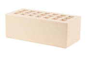 кирпич облицовочный полуторный, м-175,120x250x88, слоновая кость гладкий